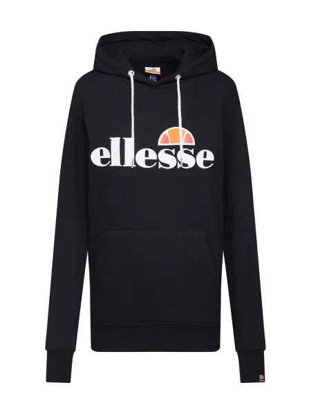 Ellesse Bluză Torices Negru Loose Fit alb