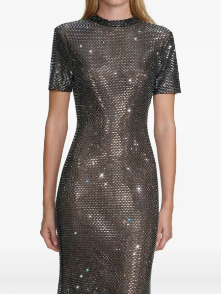 Rochie mini Self-portrait scurtă de costum negru