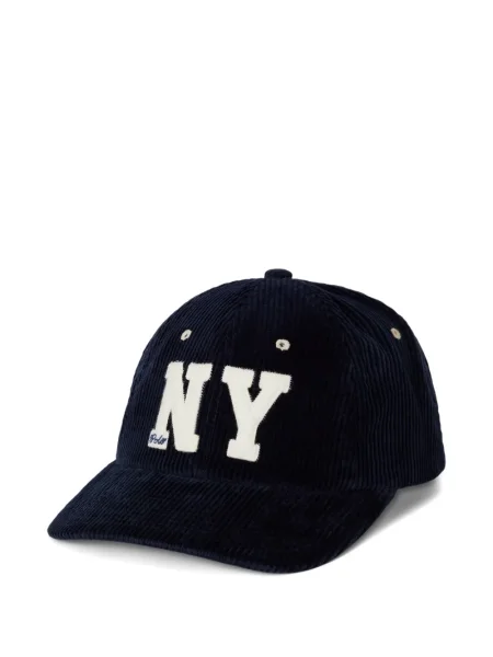 Μικρός κασκέτο Polo Ralph Lauren με χαμηλή μέση υφαίνω διαγωνίως πράσινο