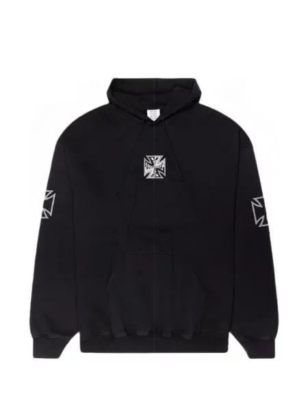 Hanorac cu glugă Vetements negru