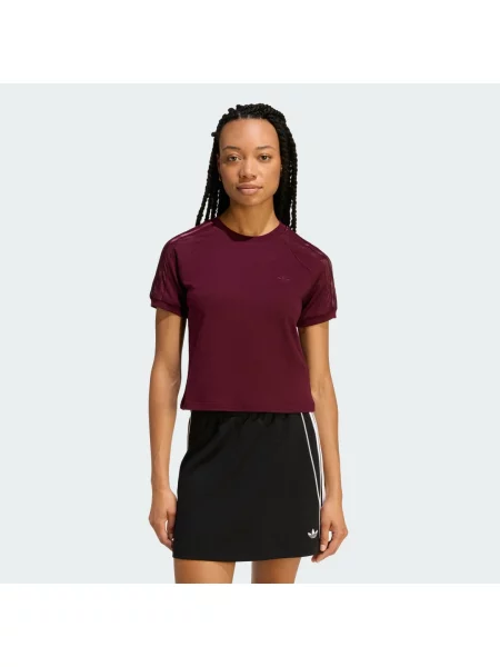 KOSZULKA LACE CALI bordowa