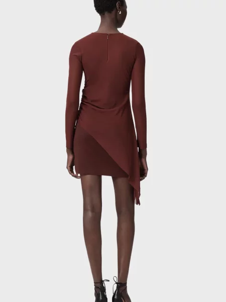 Платье Allsaints коричневое