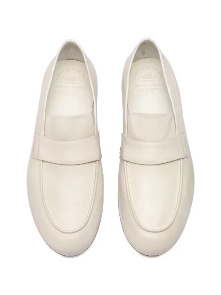 Pantofi loafer Officine Creative din piele alb