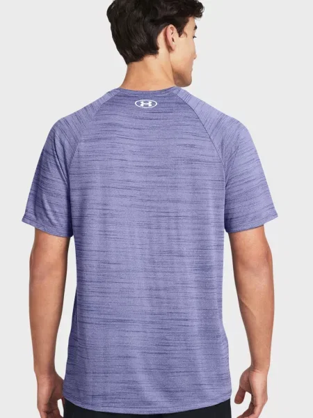 Тигровая спортивная футболка Under Armour фиолетовая