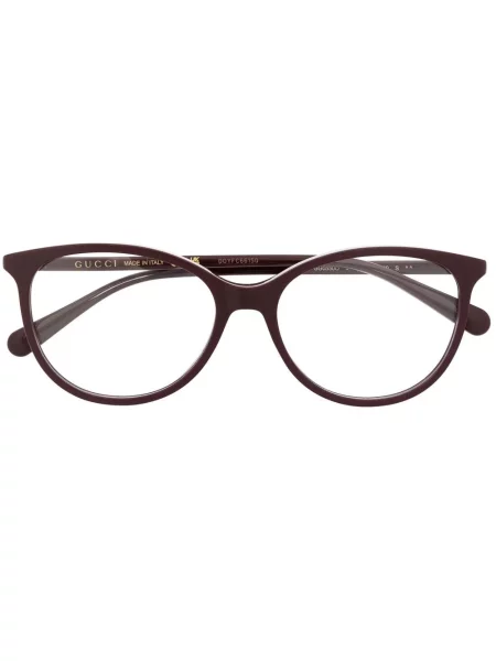 Ochelari de soare rotunzi Gucci Eyewear maro