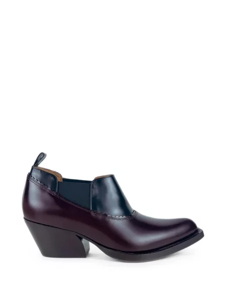 Botine Marni din piele maro