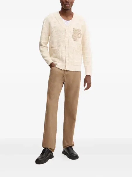 Blugi drepți Levi's® zdrențuiți negru