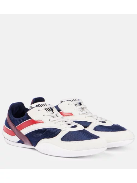 Usnjene superge Miu Miu bela