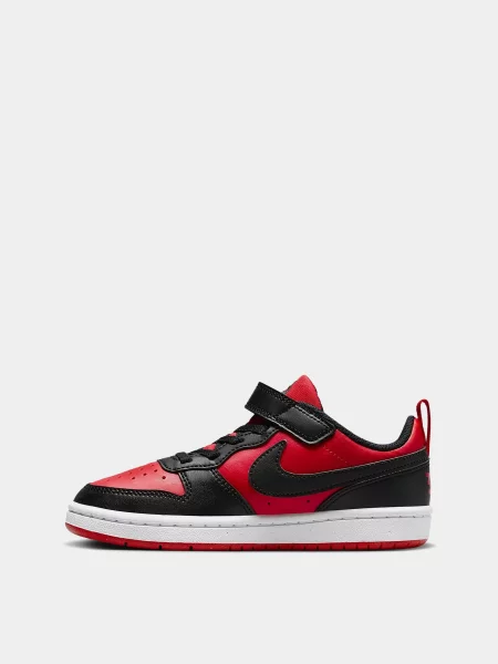 Дитячі Кеди низькі NIKE COURT BOROUGH LOW RECRAFT синтетичний червоний