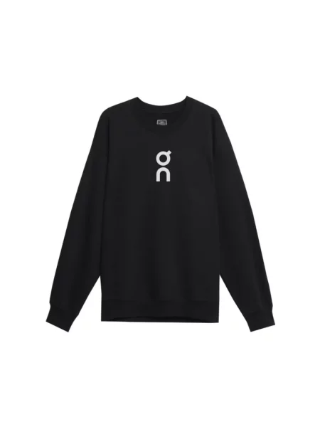 Bluza z kapturem On Running do biegania czarna