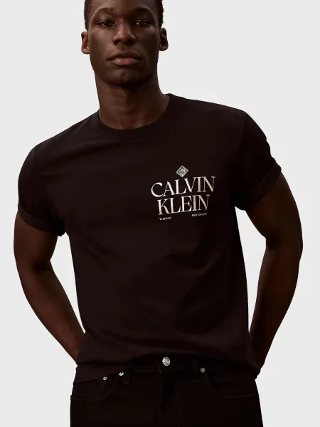 Футболка Calvin Klein Jeans чорна