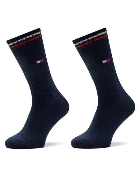 Tommy Hilfiger Șosete lungi Bleumarin