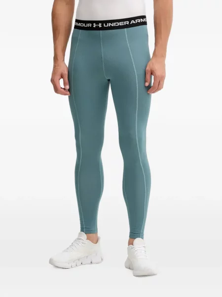 Leggings Under Armour cu autograf albastru