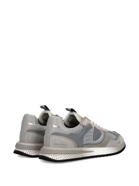 Sneakerși Philippe Model Paris plasă gri
