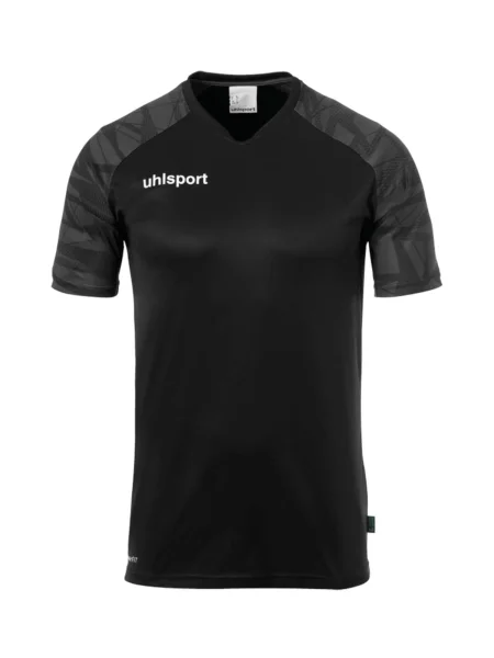 UHLSPORT Tricou funcțional gri metalic / gri închis / negru alb