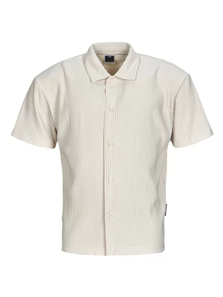 Srajca Jack & Jones s kratkimi rokavi bež