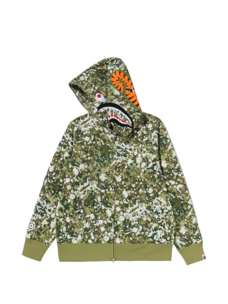 Суичър с качулка A Bathing Ape® зелено