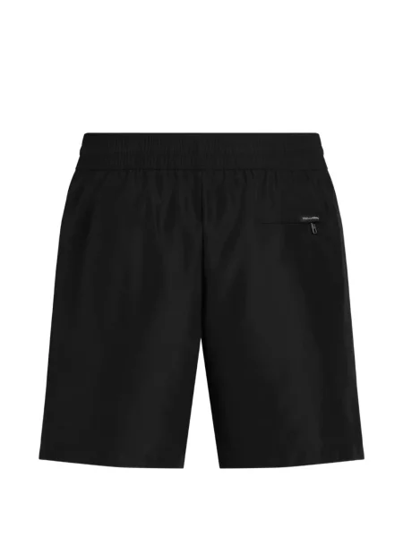 Slip de baie Dolce & Gabbana din canvas negru