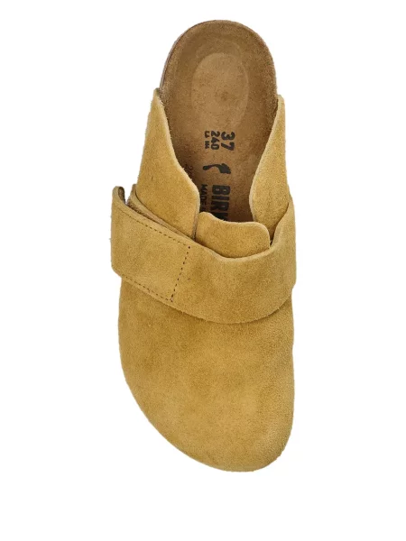 Papuci tip mules Birkenstock galben
