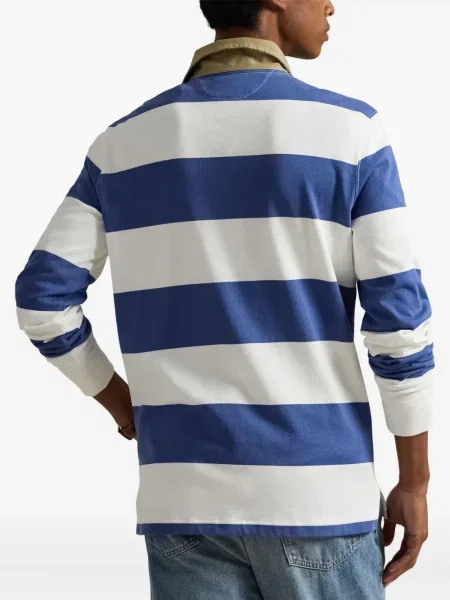 Șapcă Polo Ralph Lauren cu broderie din țesătură twill în carouri albastru