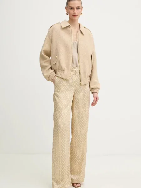 Marciano by Guess kurtka z dodatkiem wełny ROSY beżowa