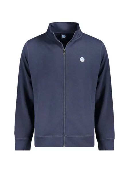 Cardigan North Sails cu autograf albastru