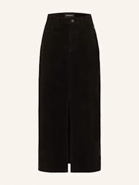 Elias Rumelis Spódnica Sztruksowa Chinara schwarz czarna