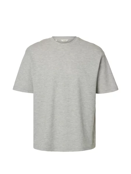 Tricou Selected gri