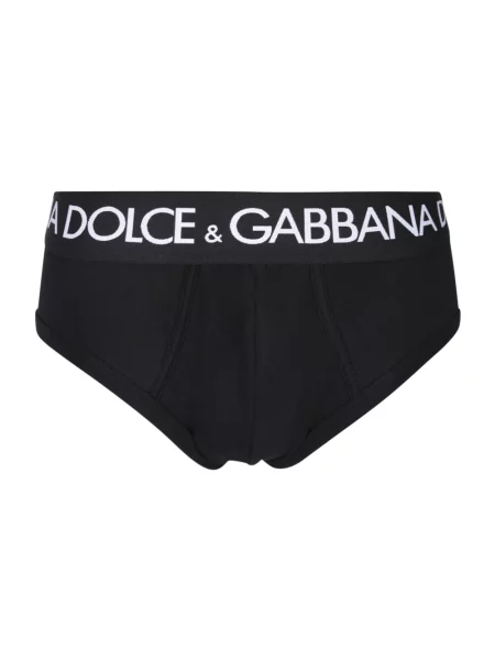 Majtki Dolce And Gabbana z dżerseju czarne