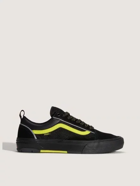 Кожаные кеды Vans черные