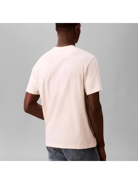 Koszulka Calvin Klein Jeans casual beżowa