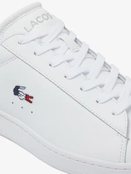 Кожаные кеды Lacoste белые