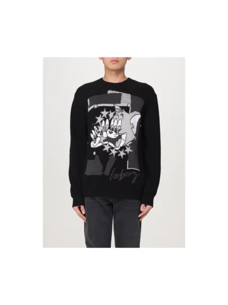 Sweter Iceberg wełniany czarny