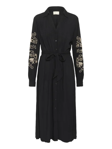 Cream Dolga srajca Rosine kremna črna