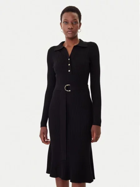 Marciano Guess Pletena obleka črna