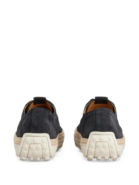 Sneakerși Tod's din piele de căprioară albastru