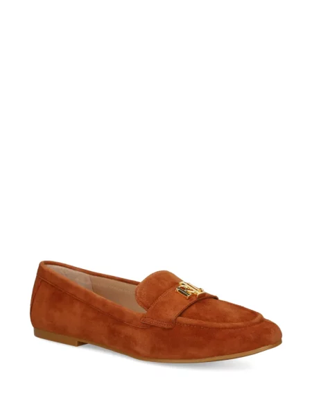 Pantofi loafer Lauren Ralph Lauren din piele de căprioară maro