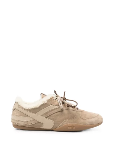 Top Miu Miu din piele de oaie