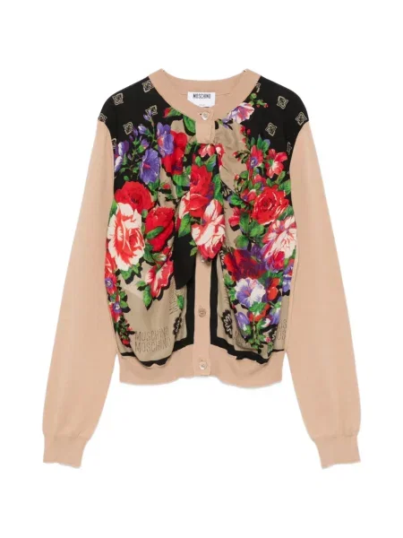 Cardigan Moschino cu model floral cu imagine