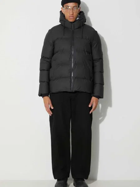 Jakna Rains Jackets za zimu crna