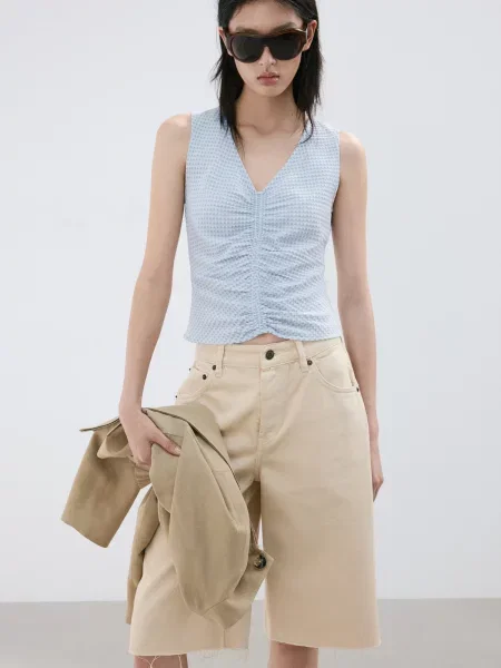 MANGO Top VION opal / deschis albastru