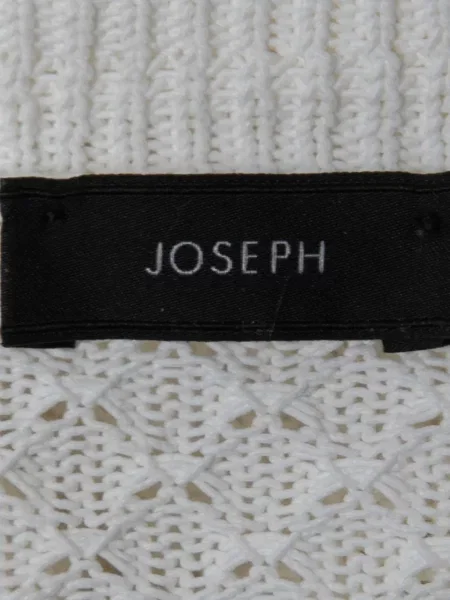 Pulover Joseph tricotate alb
