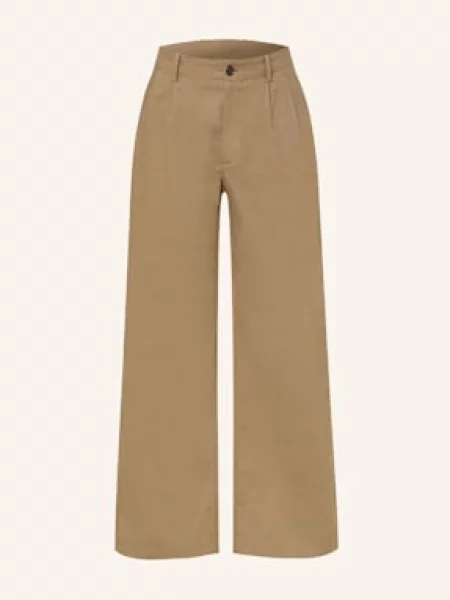 Our Legacy Chinosy Bridge Relaxed Fit beige beżowe