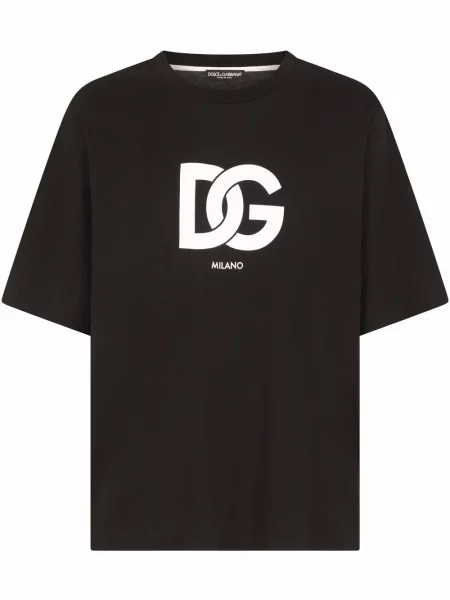Tricou Dolce & Gabbana cu imagine negru