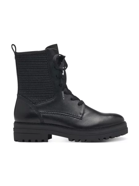 Buty do kostki Tamaris skórzane czarne