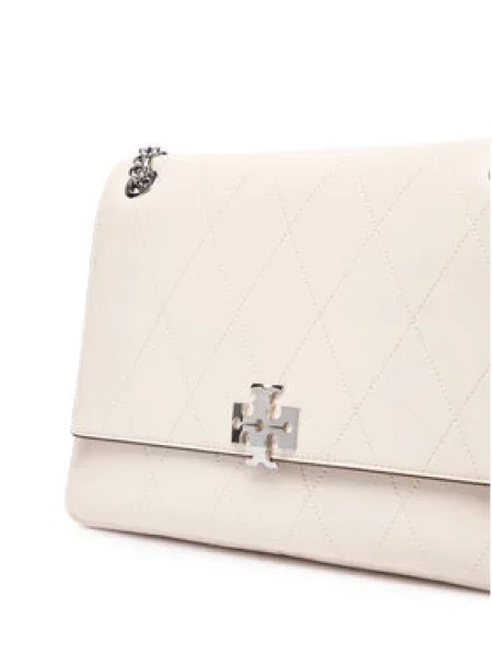 Tory Burch Rankinė Charlie Quilted Shoulder Bag smėlio