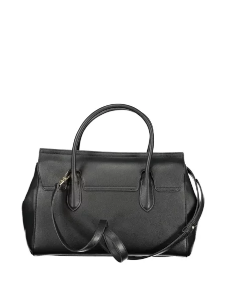 Shopper kabelka Twinset s autogramem černá