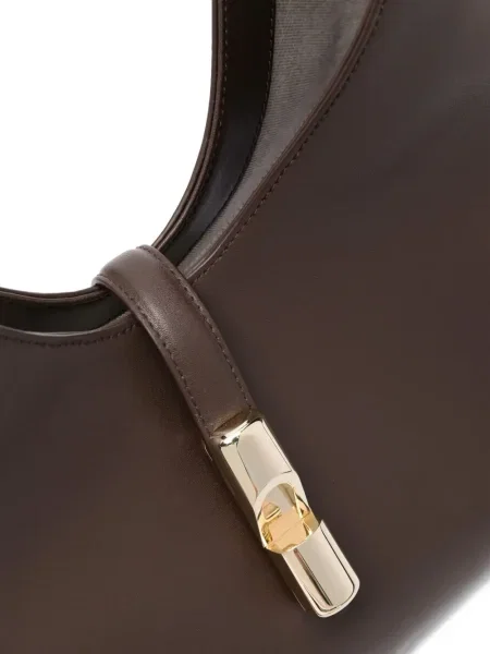 Geanta de piele Furla din piele maro