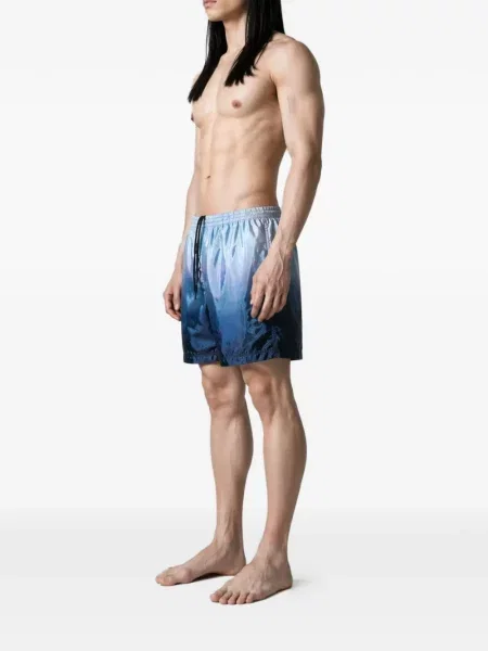 Slip de baie True Tribe cu gradient albastru