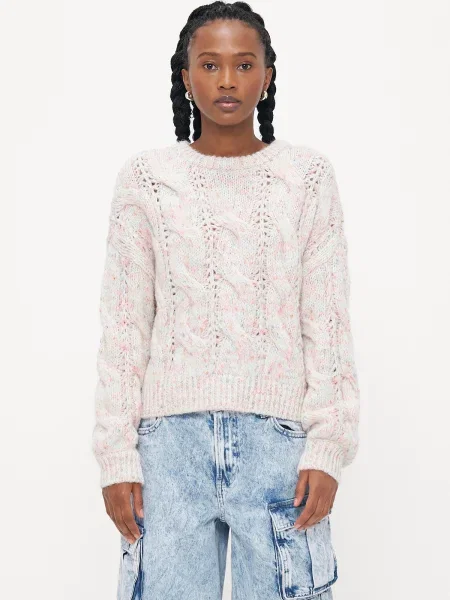 Vero Moda Petite Pulover VMZENA / roz bej